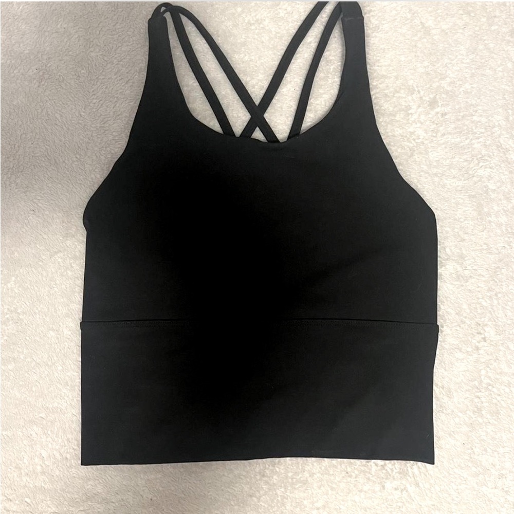 Black Strappy Tank Top